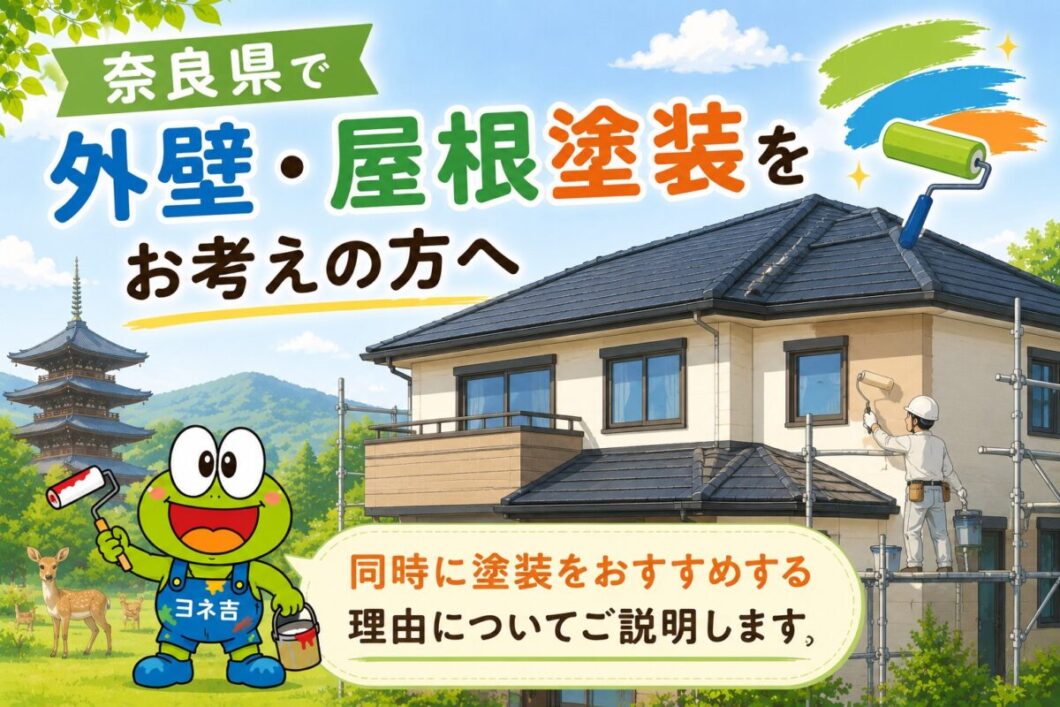 奈良県塗装会社による外壁・屋根塗装工事