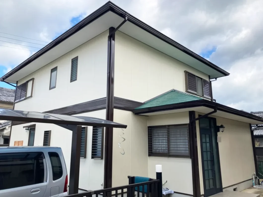 奈良県天理市丹波市町H様邸　外壁塗装・屋根塗装工事 施工後の写真