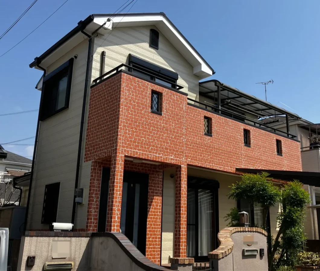 奈良県北葛城郡王寺町S様邸　外壁塗装・屋根塗装・防水工事 施工後の写真