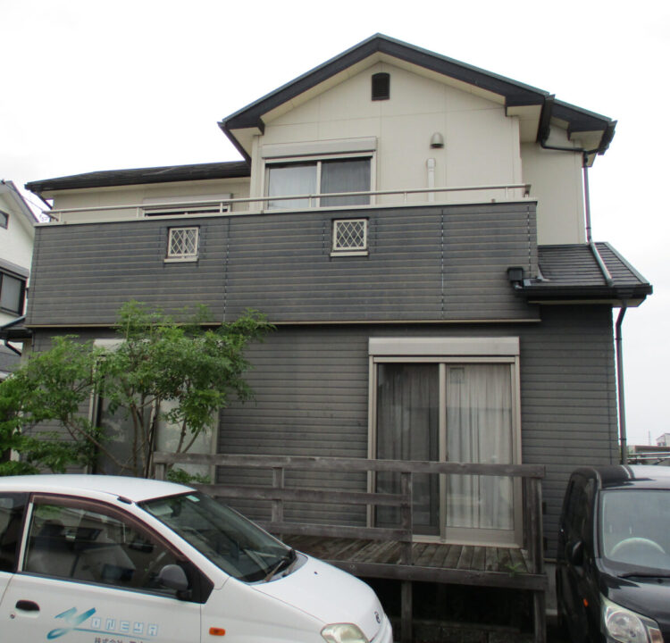 奈良大和高田市M様邸　外壁塗装・屋根塗装工事 施工前の写真