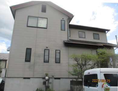 京都木津川市M様邸　外壁塗装・屋根塗装工事 施工前の写真
