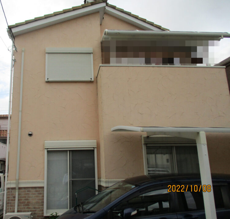 奈良香芝市K様邸　外壁塗装・屋根塗装・防水工事 施工前の写真
