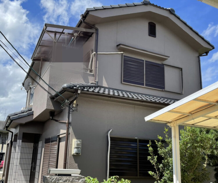 奈良大和高田市M様邸　外壁塗装・屋根塗装・防水工事 施工後の写真