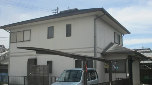 奈良県天理市丹波市町H様邸　外壁塗装・屋根塗装工事 施工前の写真