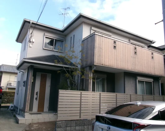 奈良県橿原市十市町M様邸　外壁塗装・屋根塗装・防水工事 施工前の写真