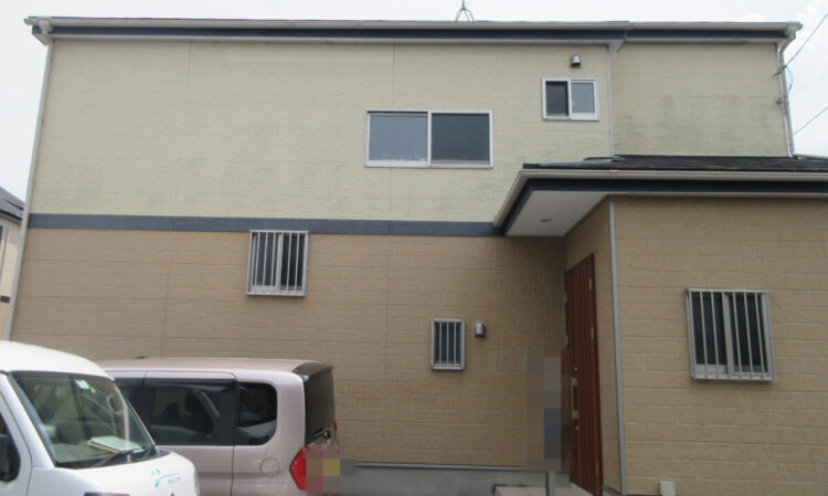 奈良香芝市N様邸　外壁塗装・屋根カバー工事・防水工事 施工前の写真
