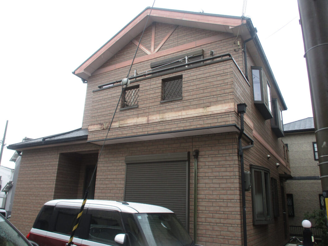 奈良県香芝市O様邸　外壁塗装・屋根塗装工事 施工前の写真