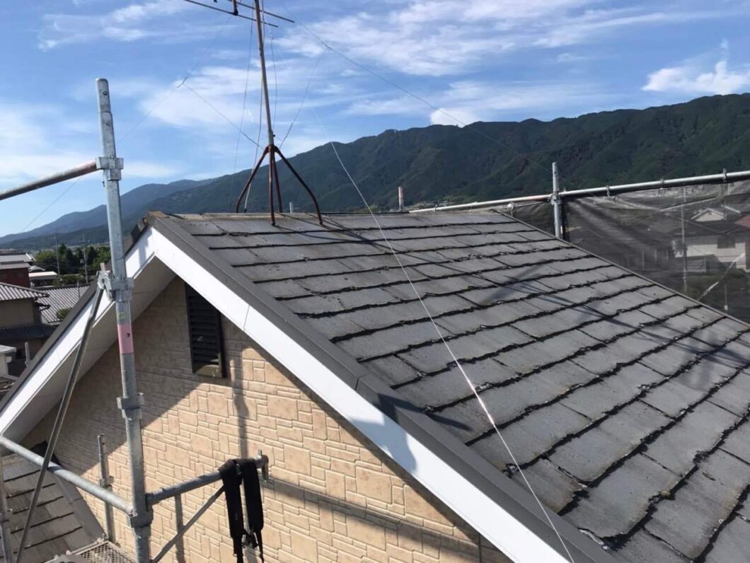 奈良県葛城市葛木K様邸　屋根カバー工事 施工前の写真