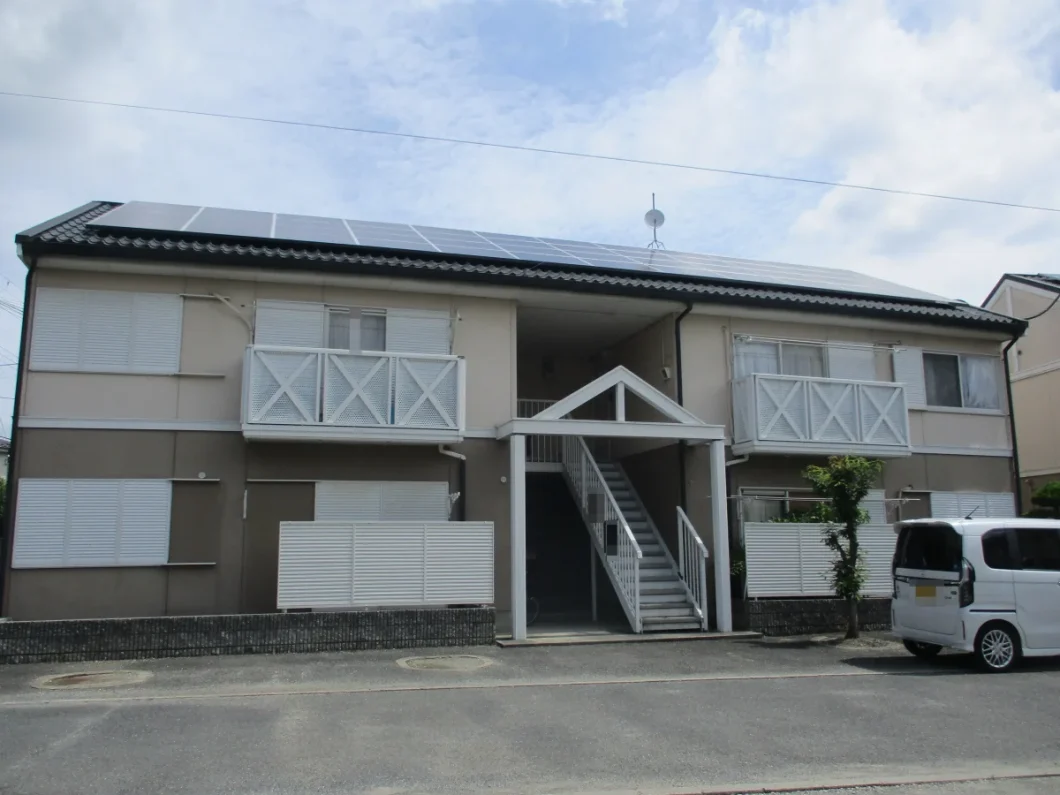 奈良県香芝市畑T様（ハイツ）　外壁塗装工事 施工前の写真