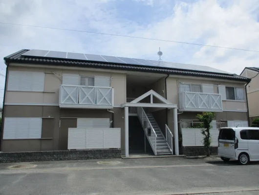 奈良県香芝市畑T様（ハイツ）　外壁塗装工事 施工前の写真