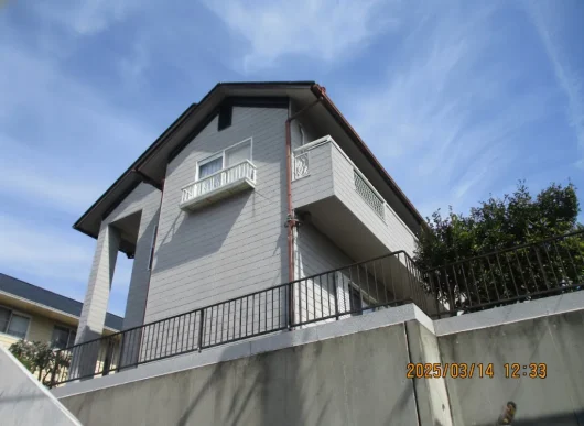 奈良県生駒市小明町S様邸　外壁塗装・屋根塗装・防水工事 施工前の写真