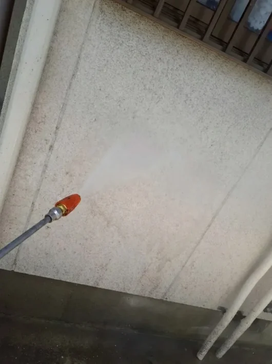 奈良県奈良市五条西K様邸　外壁塗装・屋根塗装・防水工事 外壁　洗浄