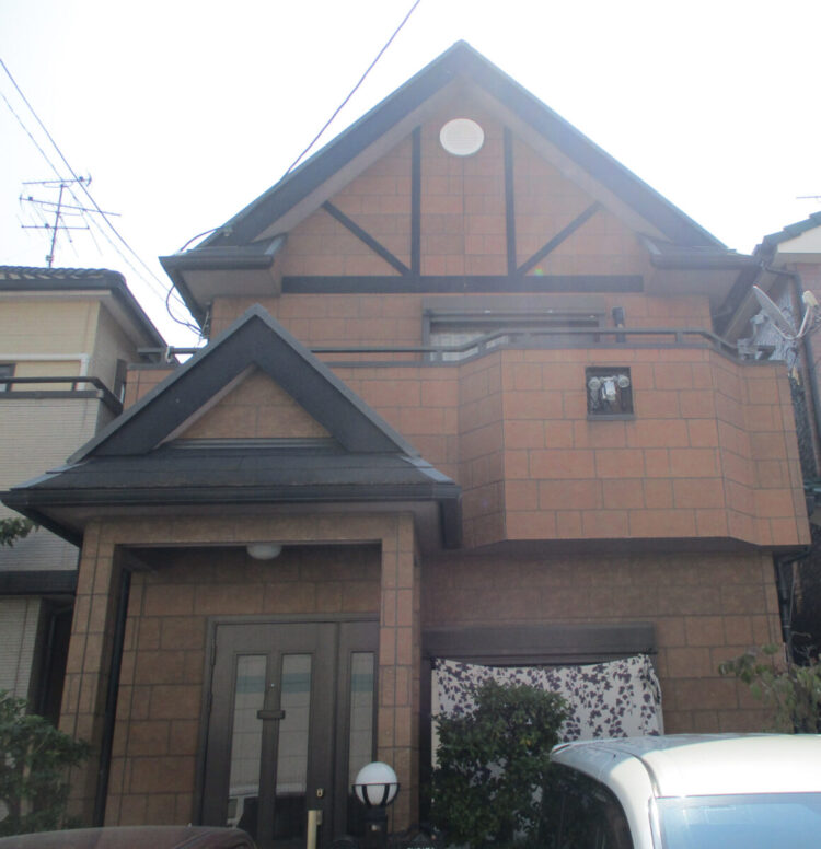 奈良香芝市S様邸　外壁塗装・屋根塗装・防水工事 施工前の写真