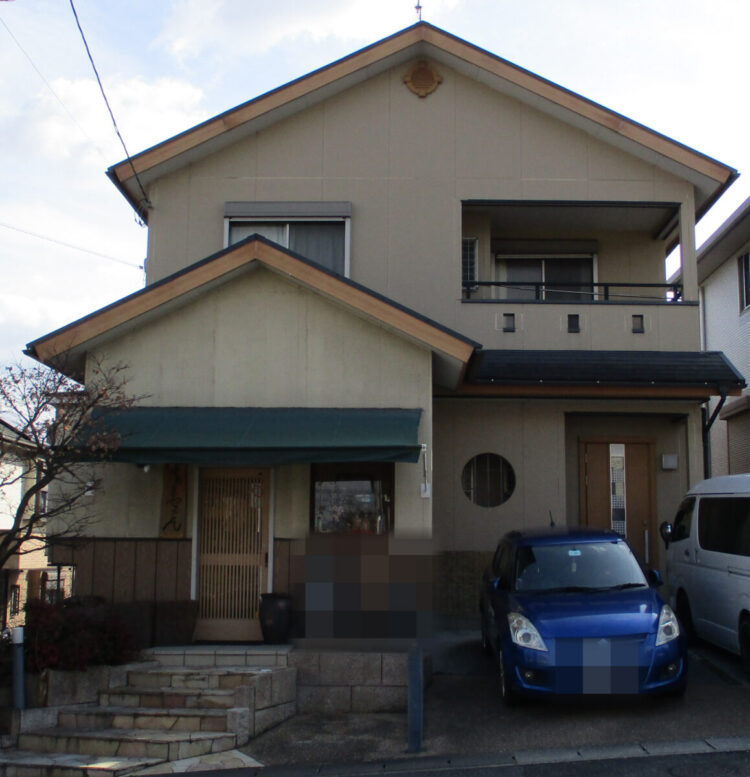 奈良香芝市T様邸　外壁塗装・屋根塗装・防水工事 施工前の写真