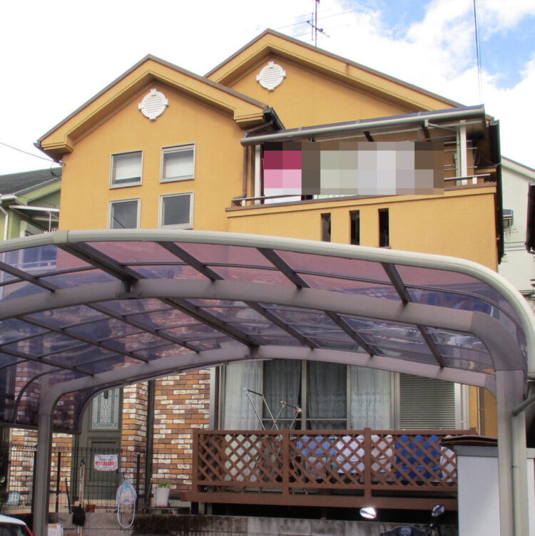 奈良香芝市H様邸　外壁塗装・屋根塗装 施工前の写真