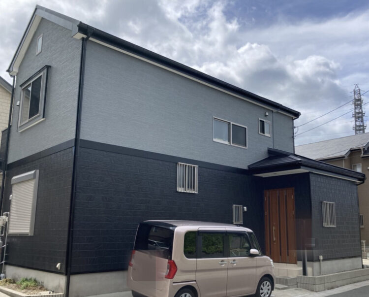 奈良香芝市N様邸　外壁塗装・屋根カバー工事・防水工事 施工後の写真