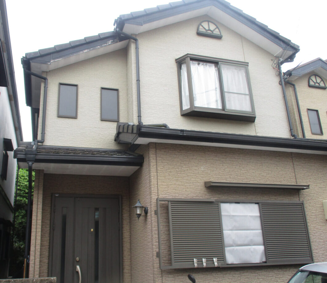 奈良県奈良市H様邸　外壁塗装・屋根塗装工事 施工前の写真