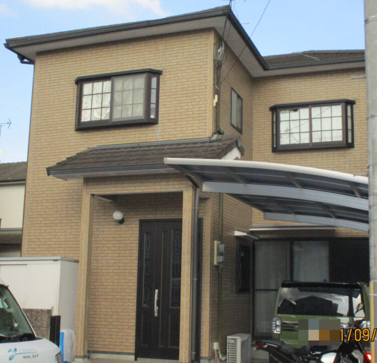 奈良御所市H様邸　外壁塗装・屋根塗装・防水工事 施工前の写真