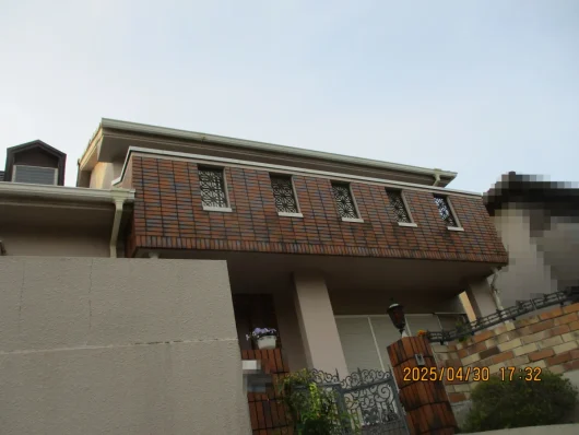 奈良県生駒市真弓O様邸 外壁塗装・防水工事 施工前の写真