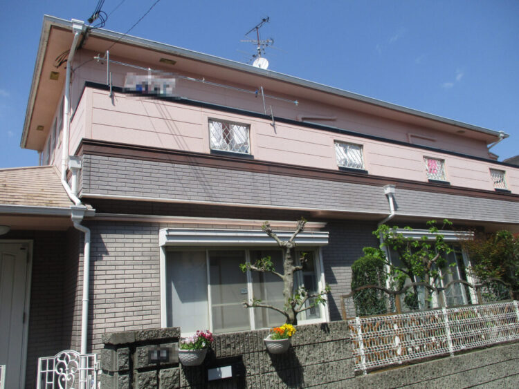 奈良大和高田市様　外壁塗装・屋根塗装・防水工事 施工前の写真