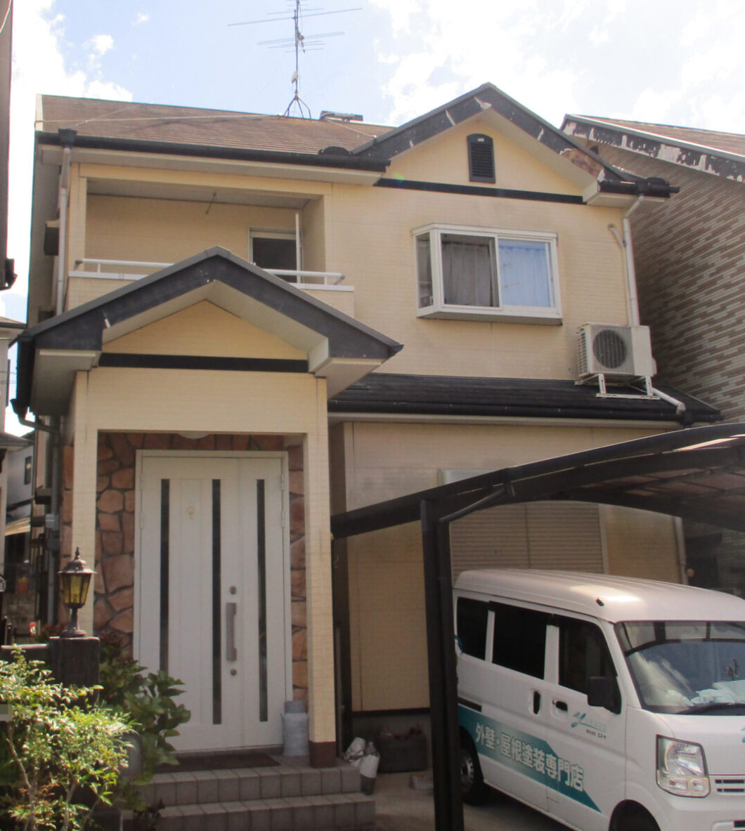 京都府木津川市M様邸　外壁塗装・屋根塗装工事 施工前の写真