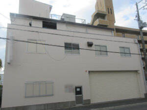 大阪府守口市　4階建て工場外壁屋根塗装＆防水工事