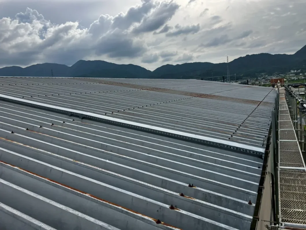 奈良県大和高田市 株式会社N様（工場）　屋根塗装工事 施工前の写真