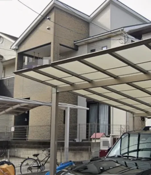 奈良県香芝市旭ケ丘S様邸 外壁塗装・屋根塗装・防水工事 施工前の写真