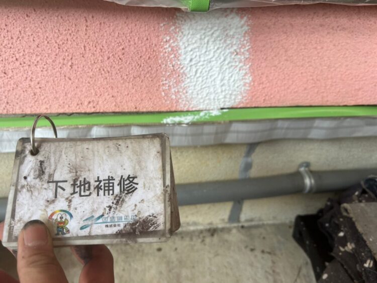 奈良の香芝市の株式会社ヨネヤの外壁塗装と屋根塗装の下地補修