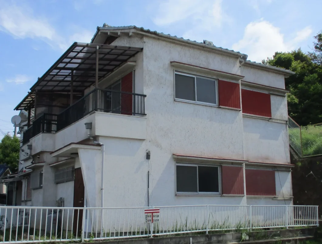 奈良県北葛城郡河合町I様邸　外壁塗装工事 施工前の写真