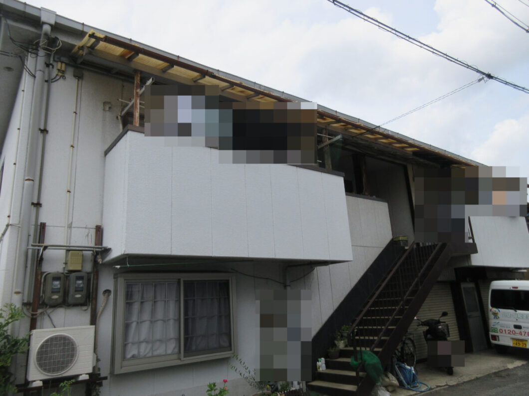 奈良大和高田市S様邸　外壁塗装・屋根カバー工事 施工前の写真