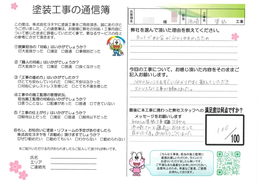 奈良県奈良市七条西町U様邸　外壁塗装工事 施工後の写真