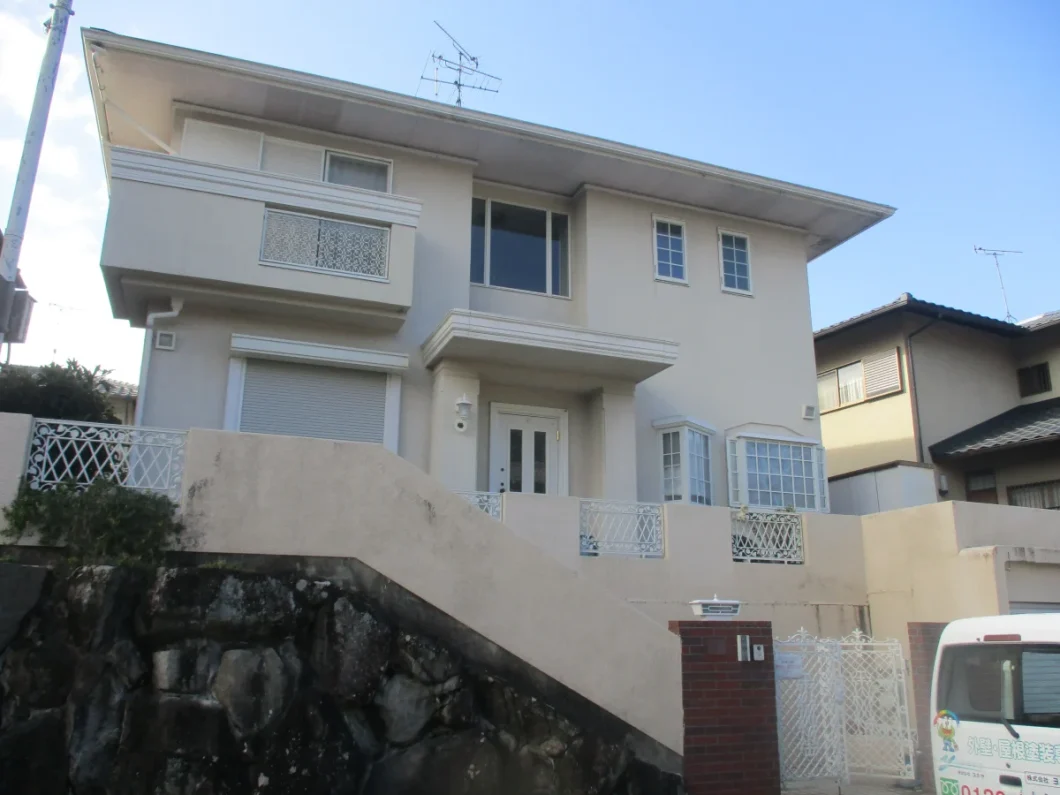 奈良県桜井市朝倉台東S様邸　外壁塗装工事 施工前の写真