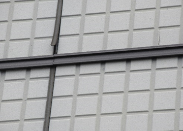 奈良の香芝市の株式会社ヨネヤの外壁塗装と屋根塗装のパッキン